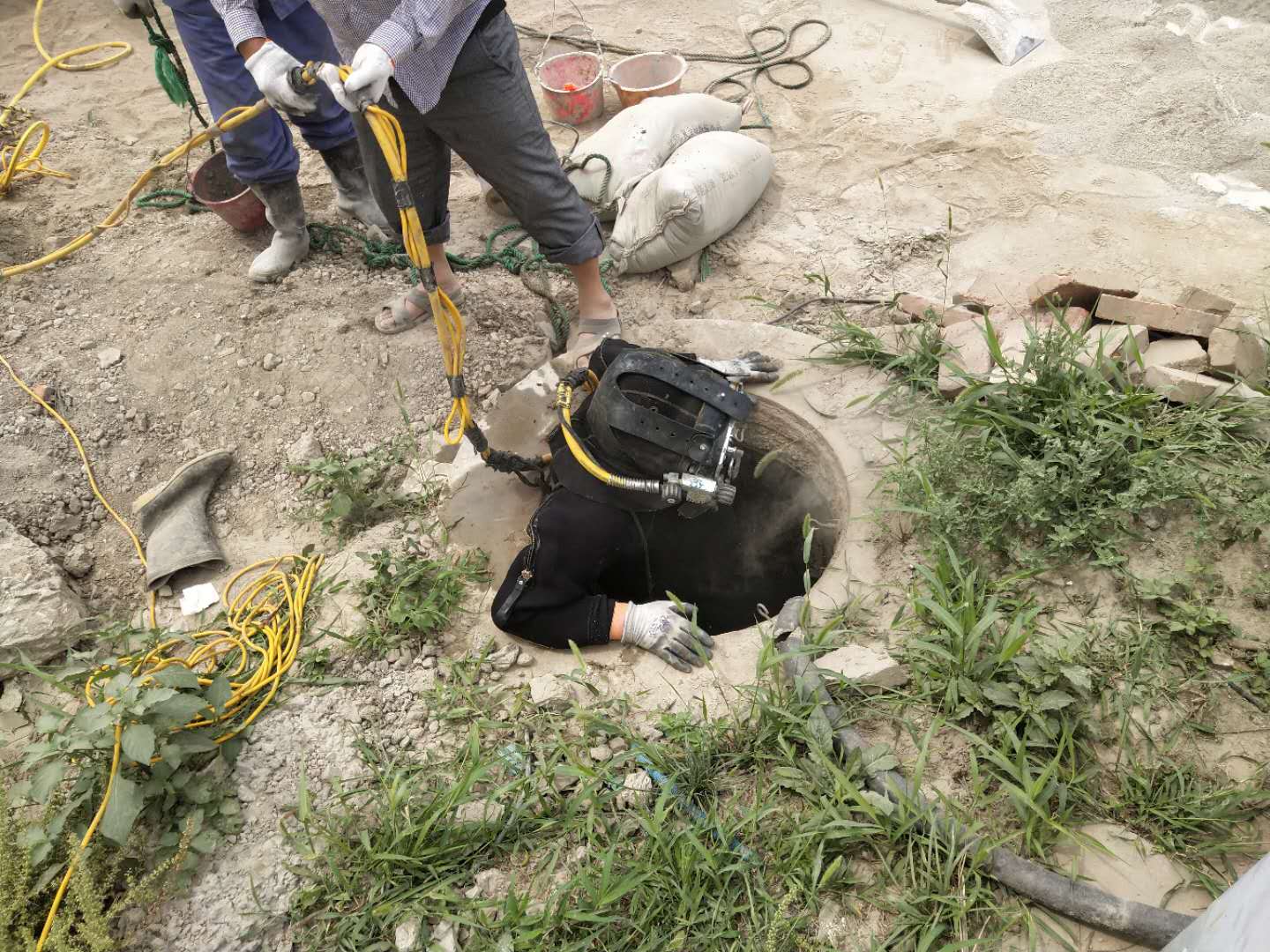 北辰水下堵漏攻坚战，还水域 “滴水不漏”